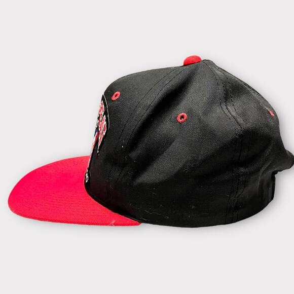 VINTAGE NBA Chicago Bulls Three-Peat World Championship ‘91 ‘92 ‘93 SnapBack hat - Picture 3 of 8